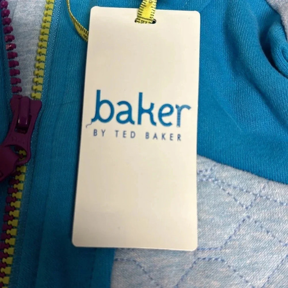 Baker by Ted Baker - NWT - Kids full length zipped hoodie. 6-9 months - Picture 3 of 4